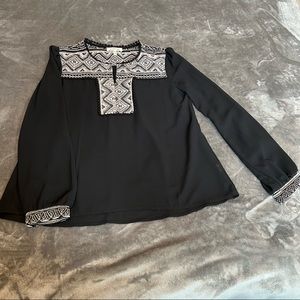 Monteau black blouse